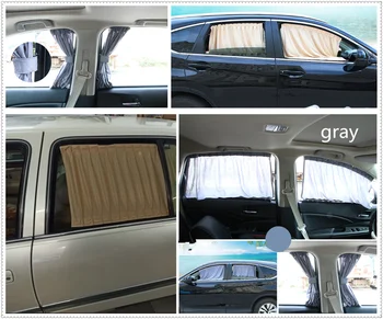 

The New 2pcs / set car side window shade curtain auto shape for Nissan SUNNY TIIDA PALADIN TEANA QASHQAI BLUEBIRD