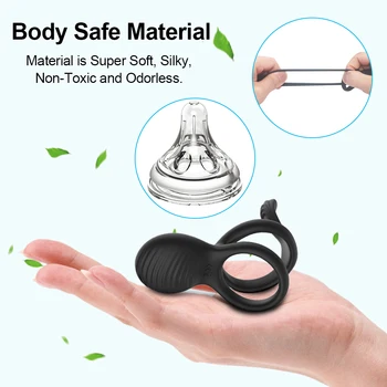 Wireless Couple Ring Sex Toys For Men's Penis Cock Vibrator Ring Cockring Retardant Ejaculation Delay Remote Control 5