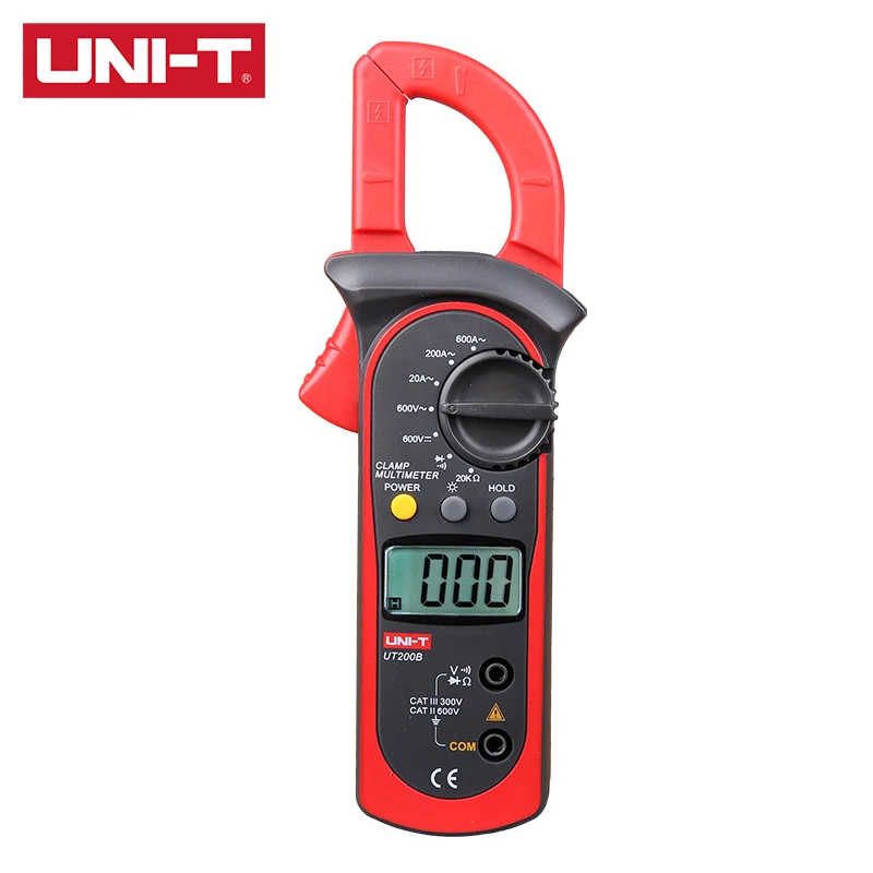 UNI T UT200A/UT200B цифровой клещи с ЖК подсветкой 1999 чтениями ручного диапазона быстрого