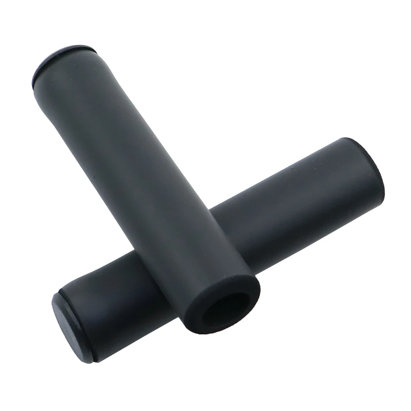 black Грипсы XOSS силиконовые зажимы для велосипеда MTB Bicicleta чехол на руль - Цвет: black