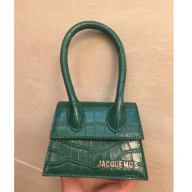 Jacquemus, женская сумка, известный бренд, женские роскошные сумки, для женщин, сумки через плечо для женщин,, сумки-мессенджеры, маленькая сумка-тоут - Цвет: green