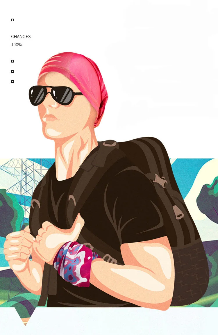 2021Multifunctional Cycling Outdoor Sport Magic Scarf Men Women Camping Hiking Scarves Sun Protection Bandana Neck Gaiters scarf
