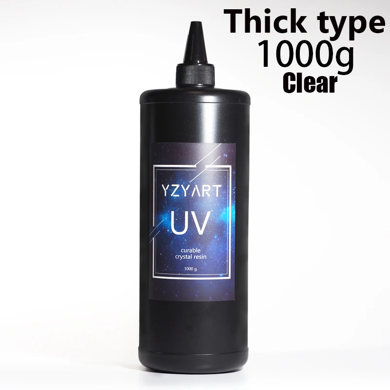 Resina UV dura de curado ultravioleta para fabricación de joyas,  transparente como pegamento activado por agua, para manualidades