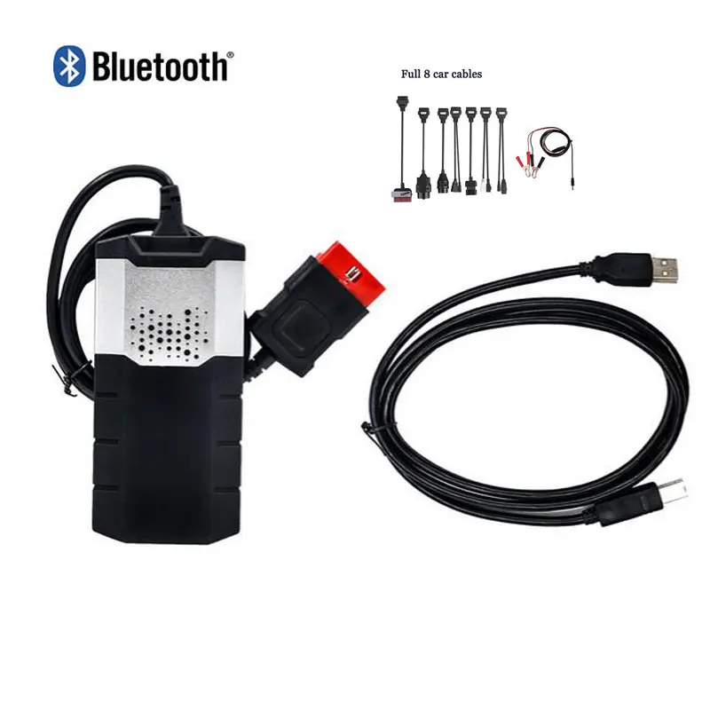 DS150E CDP obd2 obdii диагностический инструмент с bluetooth сканер инструмент автомобиль грузовик для delphis - Цвет: car BT