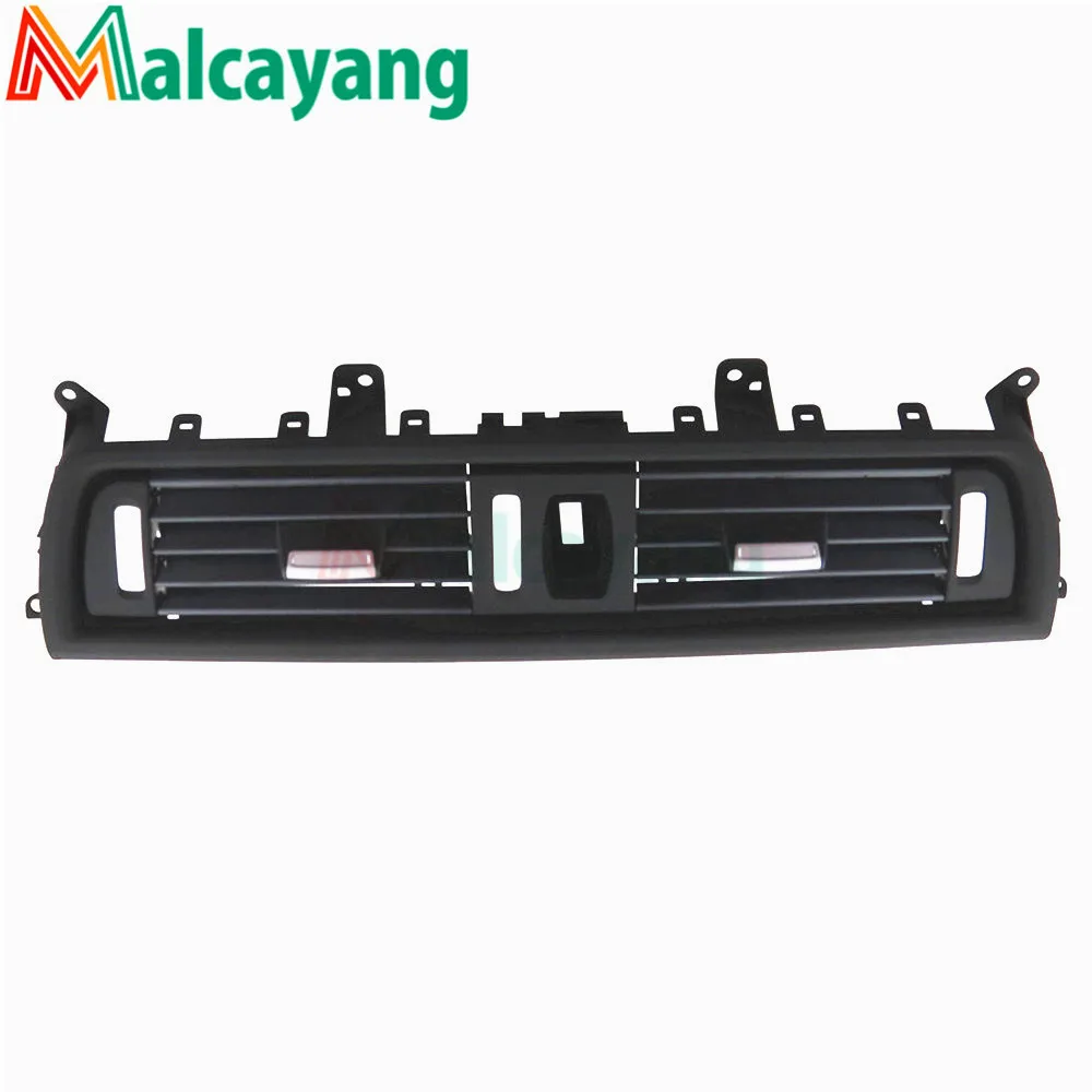 RHD For BMW F10 F11 F18 5 Series 520 523 525 528 530 535 Car Front Console Center Grill Dash AC Air Heater Vent Cover - Color Name: Front