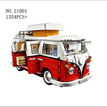 

2020 New 1354Pcs Technic Series Volkswagen T1 Camper Van Lepining Model Building Blocks Kits Set Bricks Toys
