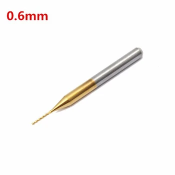 

1pcs Titanium Coated End Mill Carbide Milling Cutter Drill Tool 3.175X0.6X5mm Router Bits for Wood Cnc Metal Head Groove Cutter