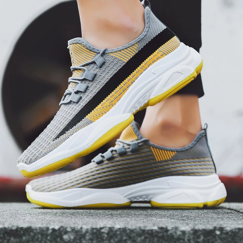 Zapatillas de deporte informales para zapatos deportivos para correr, transpirables, tenis de diseño fresco, entrenamiento, trotar, caminar, Sneakers39 44|Calzado vulcanizado de hombre| - AliExpress