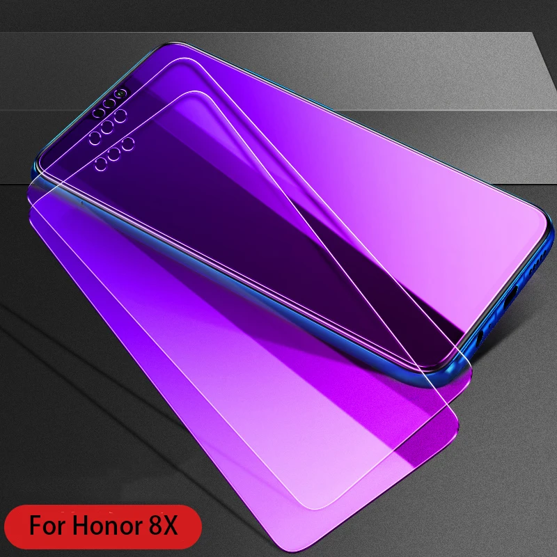 Защитное стекло для huawei Honor 8X Max 8C 8S 8A из закаленного стекла с защитой от синего и фиолетового цвета, светильник для Honor 9X Pro 8X Max