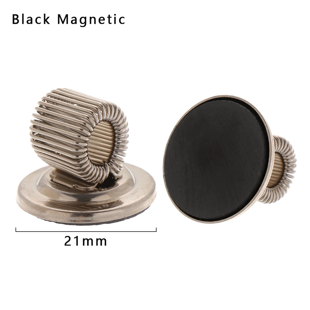 Black Magnetic Пружина для ручек, металлический держатель для карандашей с одним отверстием, двойное отверстие, тройное отверстие, эластичная петля, портативные канцелярские принадлежности - Цвет графита: Black Magnetic
