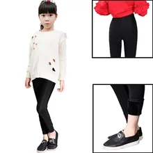 Детские леггинсы; сезон осень-зима; плотные теплые Блестящие Брюки для малышей; верхняя одежда; узкие брюки
