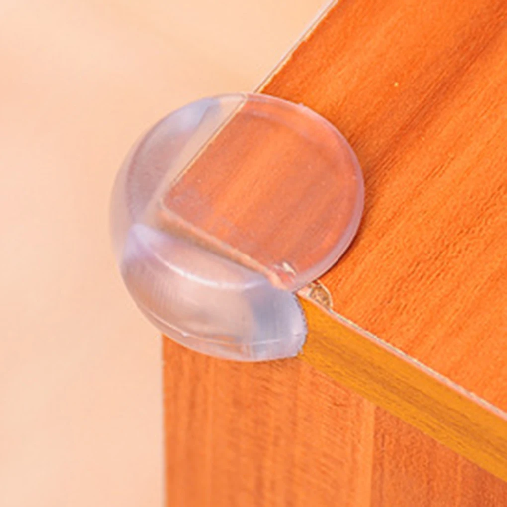 12pcs PVC Soft Transparent Baby Children Kids Safe Bed Table Desk Corner Protection Cover Furniture Accessories Table Edging