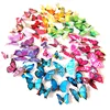 12/lot PVC 3d Effect Multicolor Butterflies Wall Sticker Beautiful Butterfly for Kids Room Wall Decals Decoration DIY wall art ► Photo 3/6