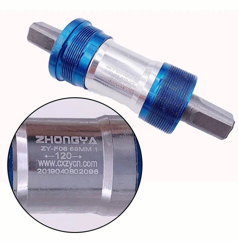 Description Picture 6 of itemBicycle Centre Column MTB Bear  Axle 103/107/110/113/116/118/120/122/124/126/127.5mm MTB Quare Hole Crank Axis Waterproof Screws