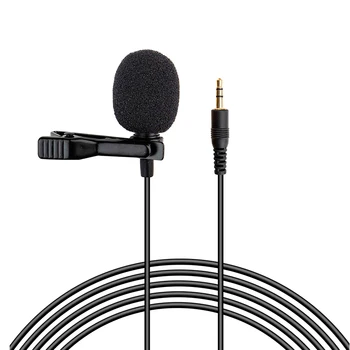 

Lavalier Microphone Mini Recording Microphone Collar Clip Microphone Interview Recording Microphone Clip MIC For Voice Recorder
