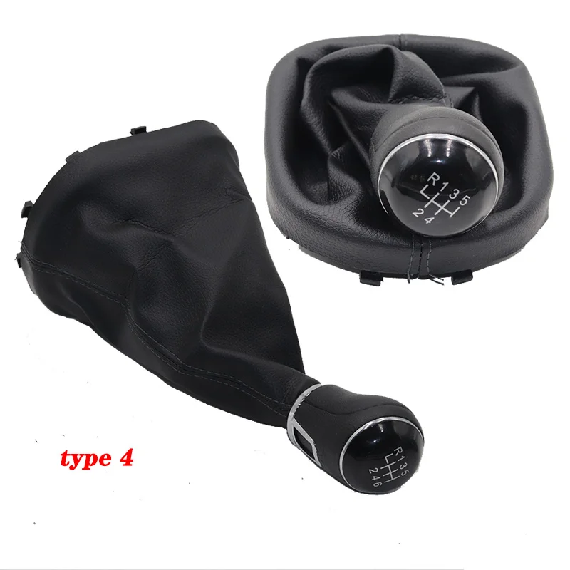 5/6 скорость кожаная автомобильная ручка переключения передач рычаг Gaitor Boot Cover для VW Touran Caddy MK2 2003-2010 2004-2009 автомобильные аксессуары