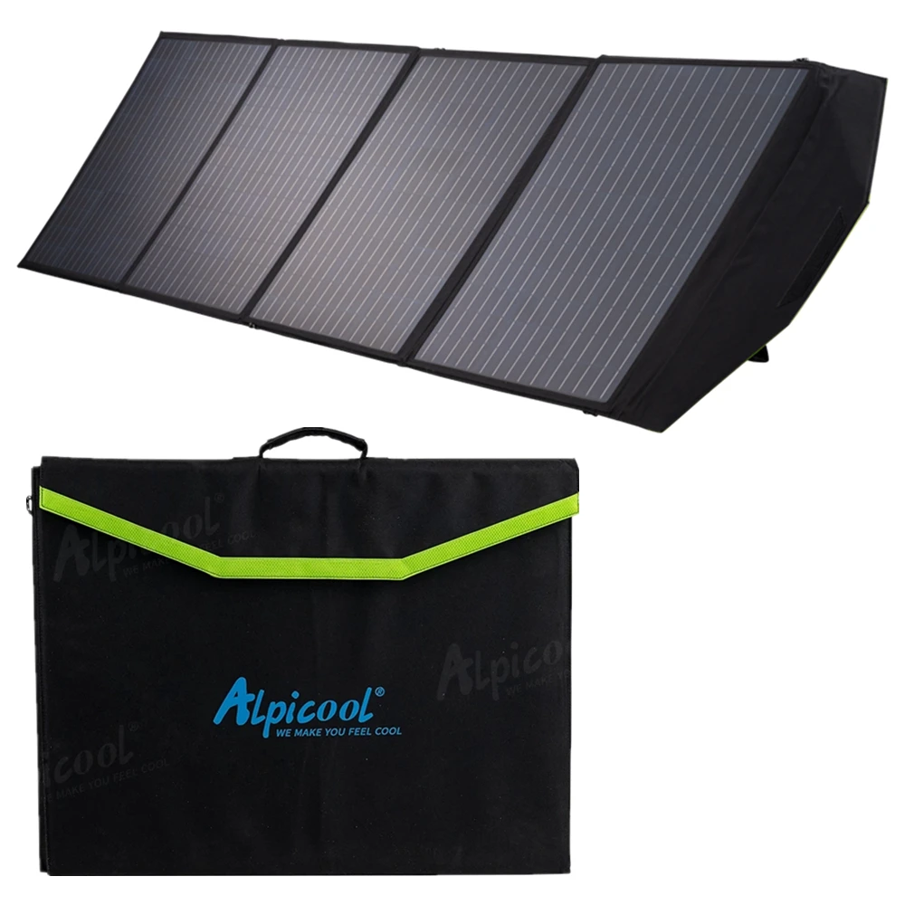 200w Alpicool Protable Car Refrigerator Solar Charger Panel Car Refrigerator Solar Panel For E