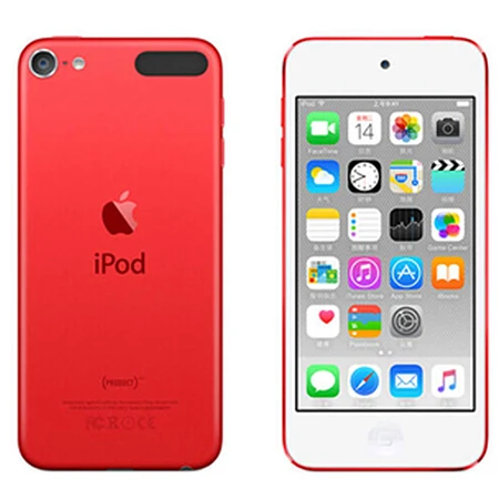 Red Авторизация Apple Ipod Touch 6 MP3/4 4,0 дюйма с сенсорным экраном Встроенные динамики 16/32/64/128 ГБ воспроизведение музыки видео с FM Электронная книга - Цвет: Red