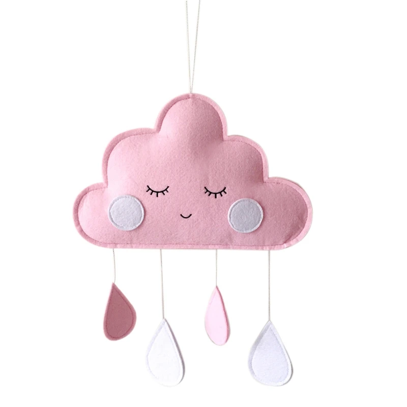 Милые смайлические облака скандинавский ветер Детская комната домашнее облако капли дождя настенные наклейки с росписью подарок украшение дома аксессуары