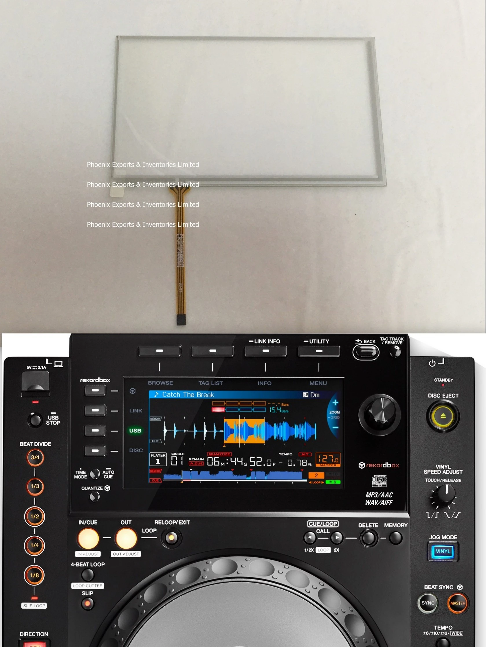 de pantalla táctil para pioneer, CDJ 2000NXS2, NEXUS Panel de cristal táctil|Módulos de LCD| AliExpress