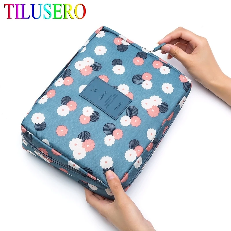 Waterproof Wash Bag Cosmetic Bag Fashion Multi-function Oxford Travel Storage Makeup