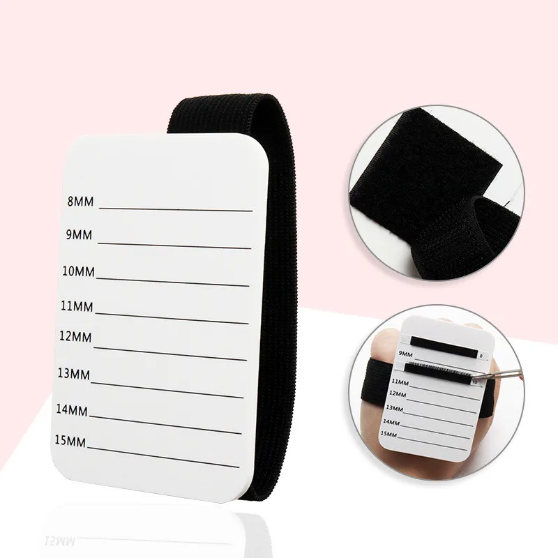 

Acrylic Eyelash Pallet with Belt Adhesive Glue eyelash extension Holder Tablets Lashes