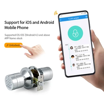 

Electronic Smart Bluetooth Digital APP Keypad Code Keyless Door Lock,Password Keyless Door Lock Electronic with BT Function