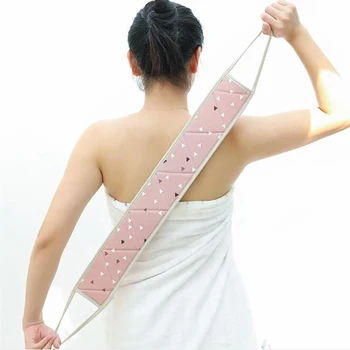 

Skin Clean Shower Brushes Natural Fiber Bath Towels Body Massage Shower Rubbing Back Mud Peeling Extended Scrubber Household