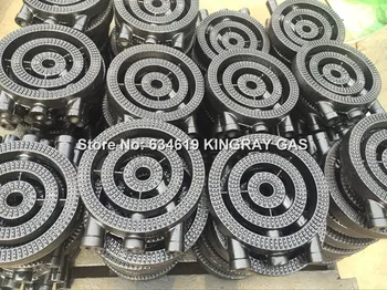 

3 Rings LPG / NG Cast Iron Food Oven Gas Burner Restaurant Household Cooking Burner Kitchen Built-In Burner Part