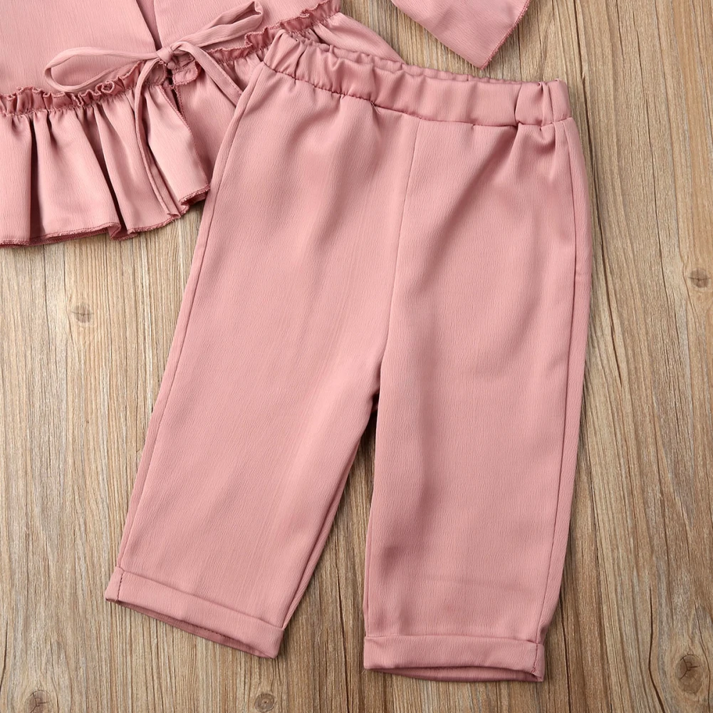 pudcoco Toddler Casual Kids Baby Girls Outfit Clothes Girls Set Loose T-shirt Tops+Leggings Pants Children Clothing Sets