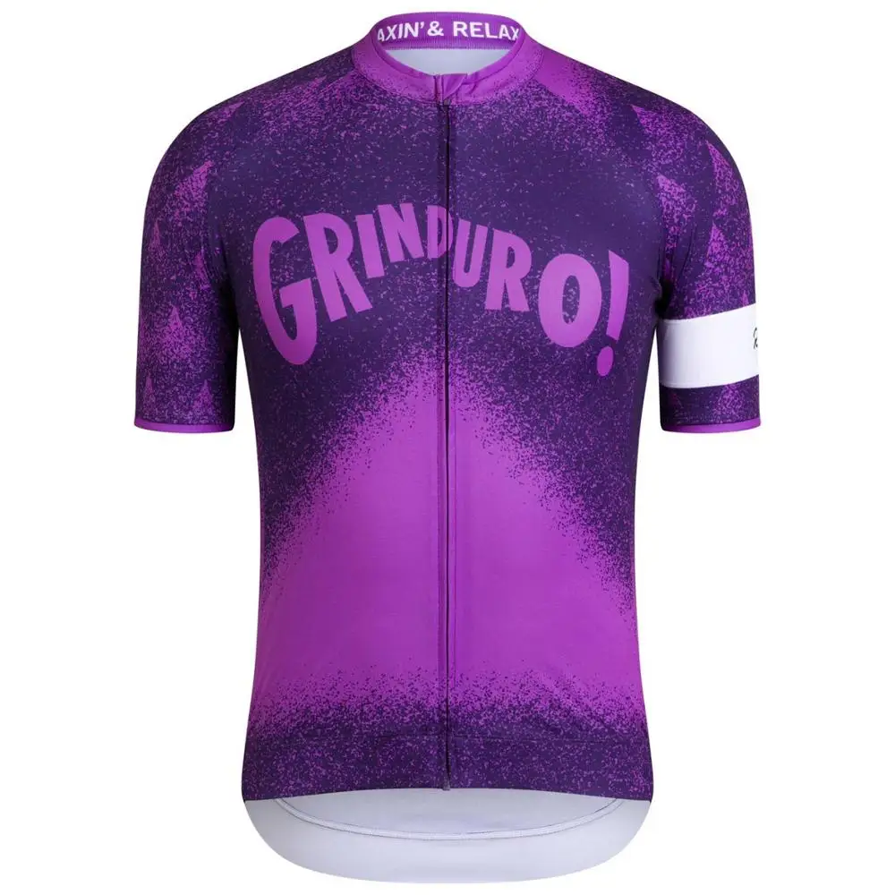 Черный Raphaing RCC pro Новая летняя одежда для мужчин MTB дышащий Велоспорт ciclismo велосипед Джерси MTB Майо дорожный велосипед Колготки - Цвет: Черный