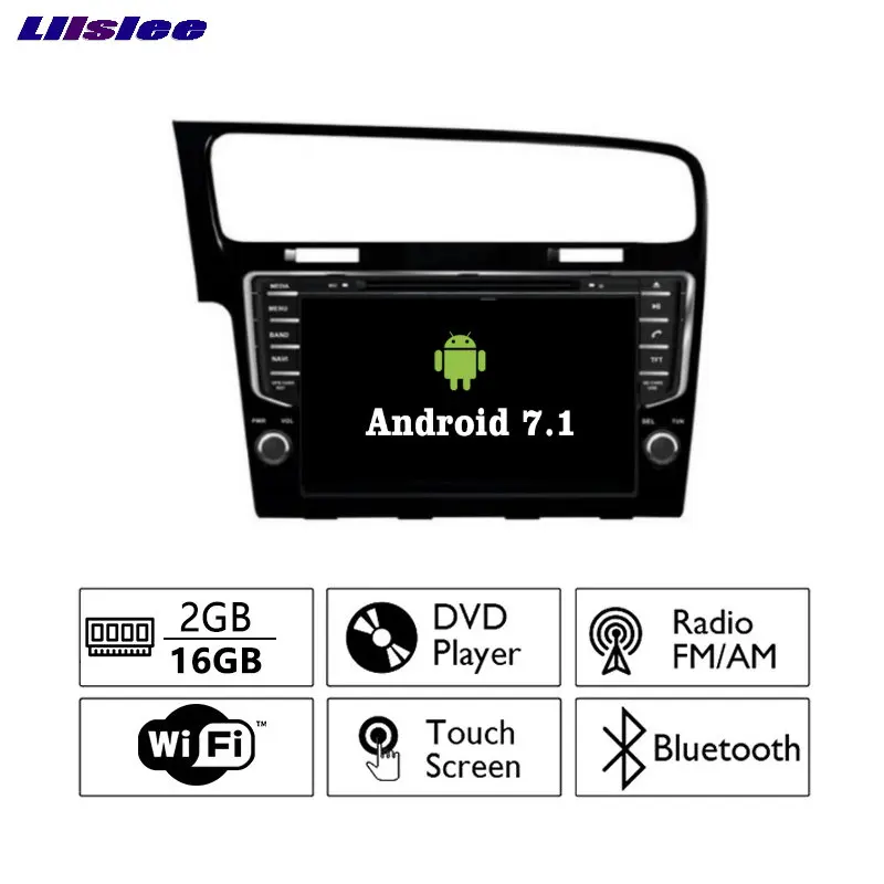 Liislee Android 7,1 2G RAM для Volkswagen VW GOLF 7 автомобильное радио Аудио Видео Мультимедиа DVD плеер WIFI DVR GPS Navi навигация Liislee Android 7,1 2G RAM для Volkswagen VW GOLF 7 автомобильное радио Аудио Видео Мультимедиа DVD плеер WIFI DVR GPS Navi навигация