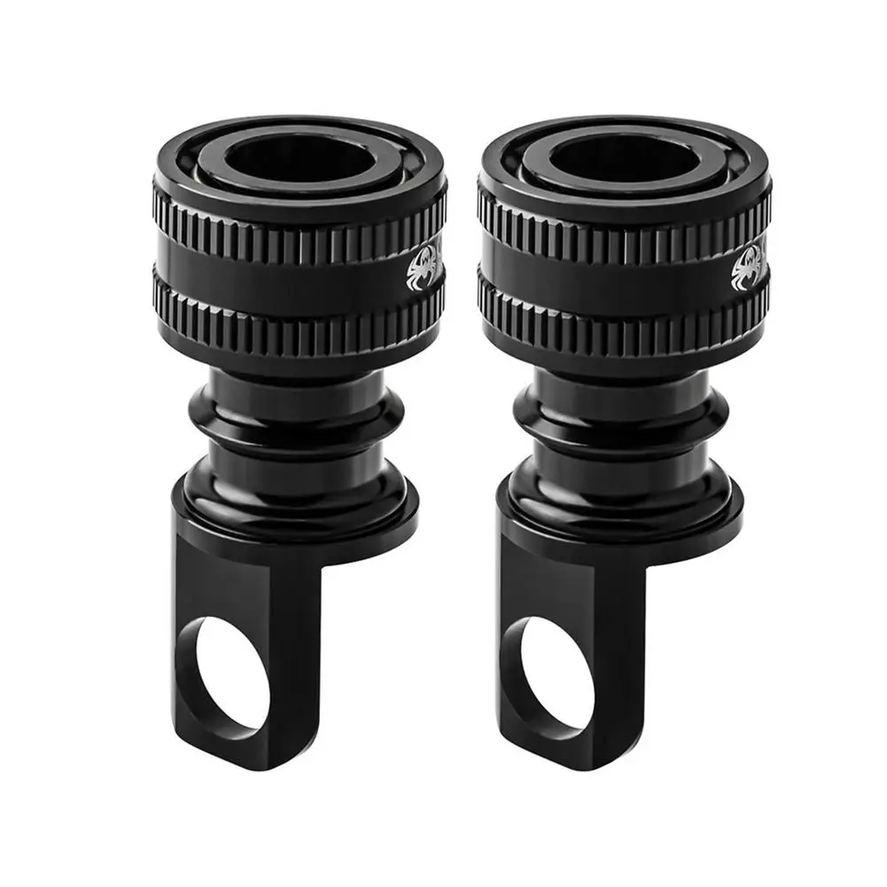 Bike Pedal Extenders Aluminum Alloy Foot Pedal Extenders Pedal Fast Release Buckle Universal Fit