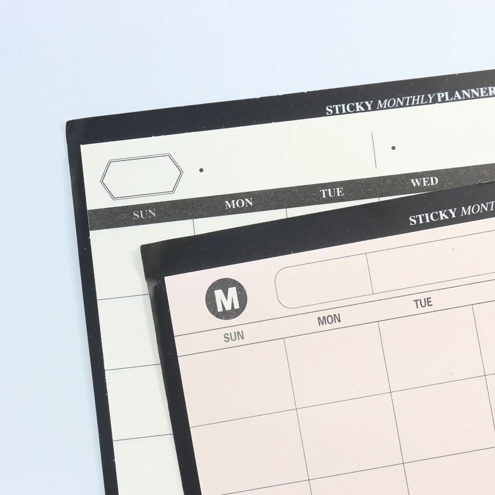 Новый милый портативный школьный самоклеящийся Настольный Еженедельный