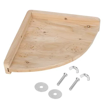 

Pet Platform Wooden Corner Platform Rack Rest Stand For Parrot Hamster Chinchillas Small Pet Cage Accessory Brand New