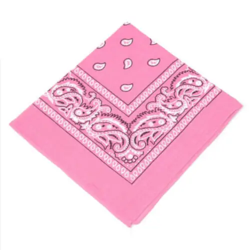 США сток очень большой Пейсли Бандана байкеры головной платок в 8 цветов мягкий легкий - Цвет: Розовый