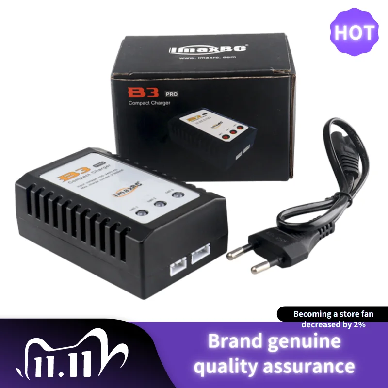 smart band charger IMAX RC RC B3 Pro Compact Balance Charger 2S 3S  Lipo for 10W 20W 7.4V 11.1V Lithium LiPo Battery iMaxRC iMax best lithium battery charger