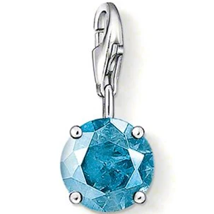 ThomasPT1154 Aquamarine Round Stone Charm Style Good Jewelry In Fit Bag Bracelet | Украшения и аксессуары