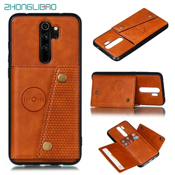 

For Redmi Note 7 8 8t 9s Pro max Card Holders Wallet Case Cover for Xiaomi Redmi 9 7a K20 Mi 9t Mi9t k30 Leather Card Magnetic