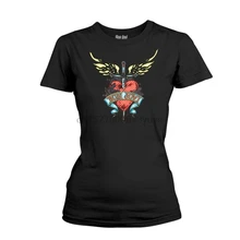 Женская футболка Jon Bon Jovi Heart and Dagger Rock, женская футболка для девочек