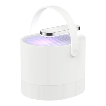 

Purple Swirling Indoor Mosquito-Repellent Lamp LED Light Source Physics Plug-in Type Floodin
