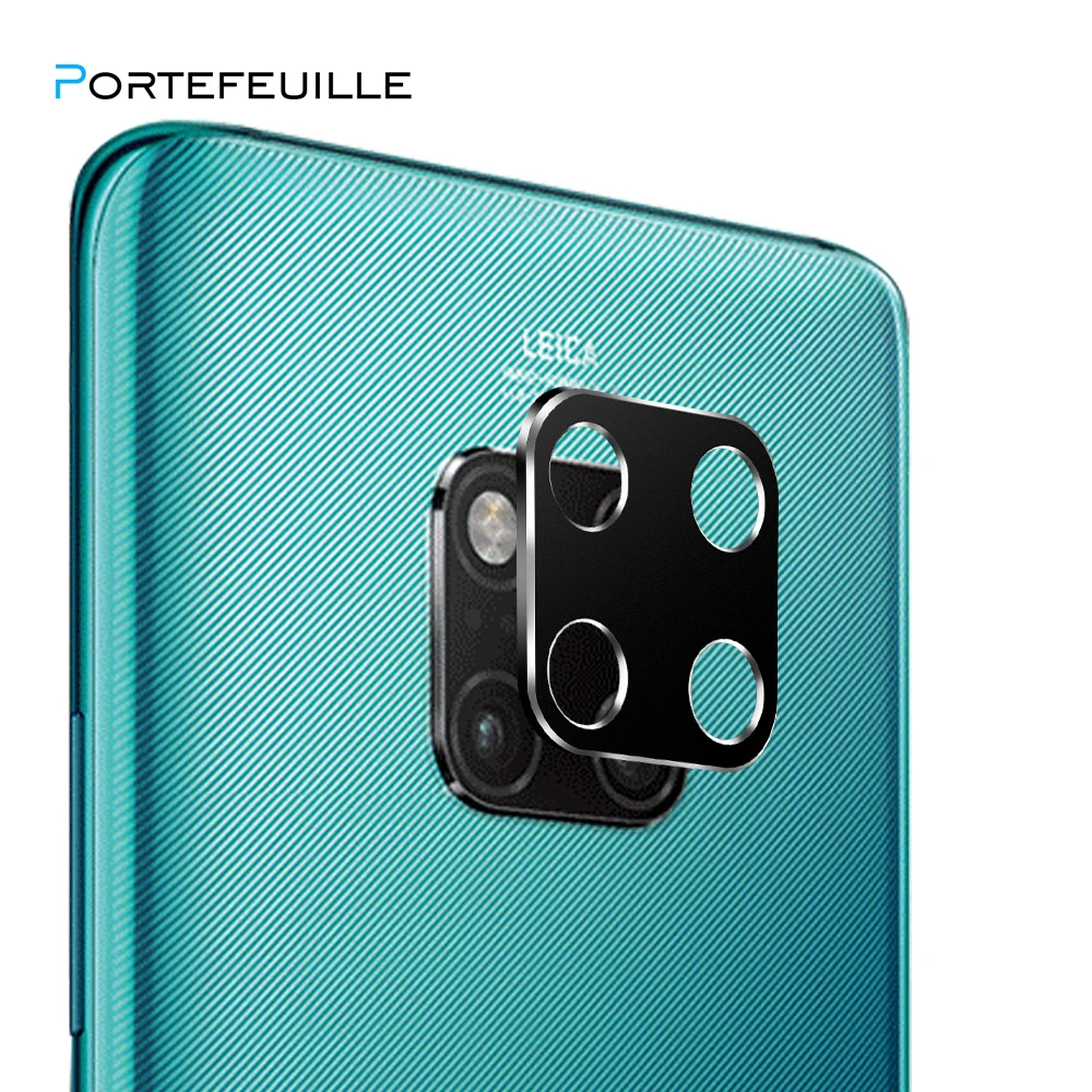 

PORTEFEUILLE Metal Aluminum Camera Lens Screen Protector Cover Film For HUAWEI Mate 20 20 X P30 P20 Pro Psmart Case Accessoires