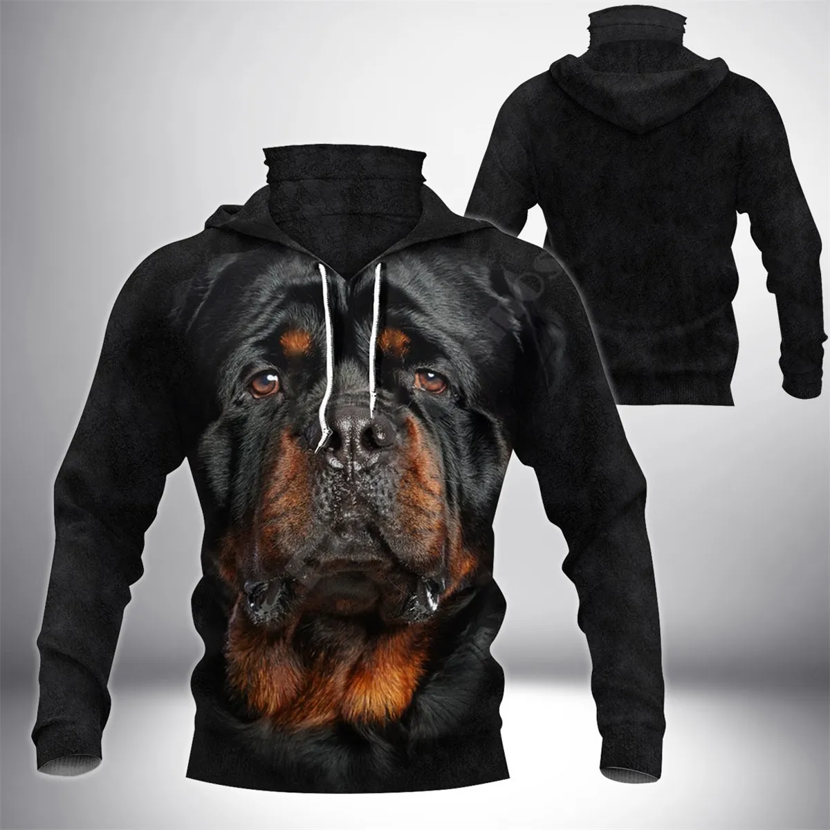 

Повседневный пуловер Rottweiler для женщин и мужчин с 3D принтом, худи, маска, теплые костюмы для косплея 06