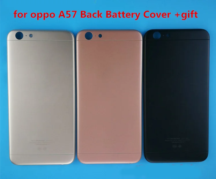 

Battery Housing Cover Replacemen for oppo A57 Back Battery Cover front +housing LCD frame bezel plate replacement for oppo A57+tool+gift
