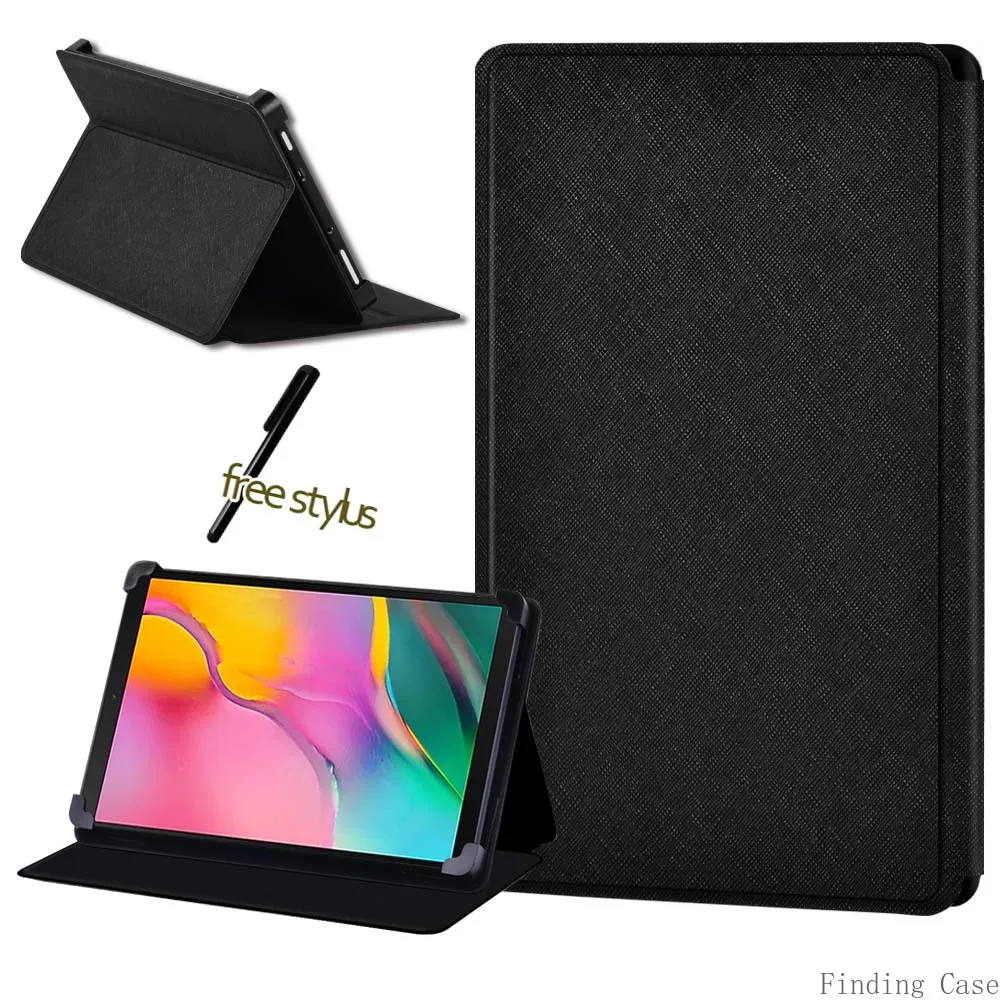 

Tablet Case for Samsung Galaxy Tab A 10.1/8.0/9.7/7.0 inch Universal Flip Stand PU Leather Cover Case + Free Pen