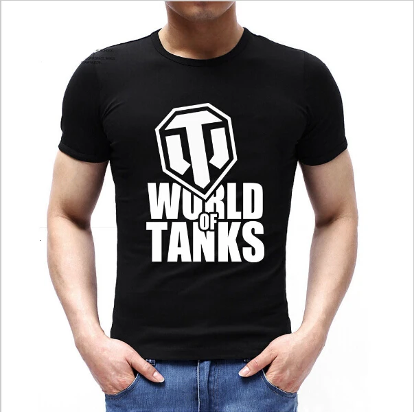 

one yona Round Neck Men World of Tanks T Shirts Unique Custom Pattern Cool Male Game t-shirt Top Quality Boy Shirt Clothes Sale