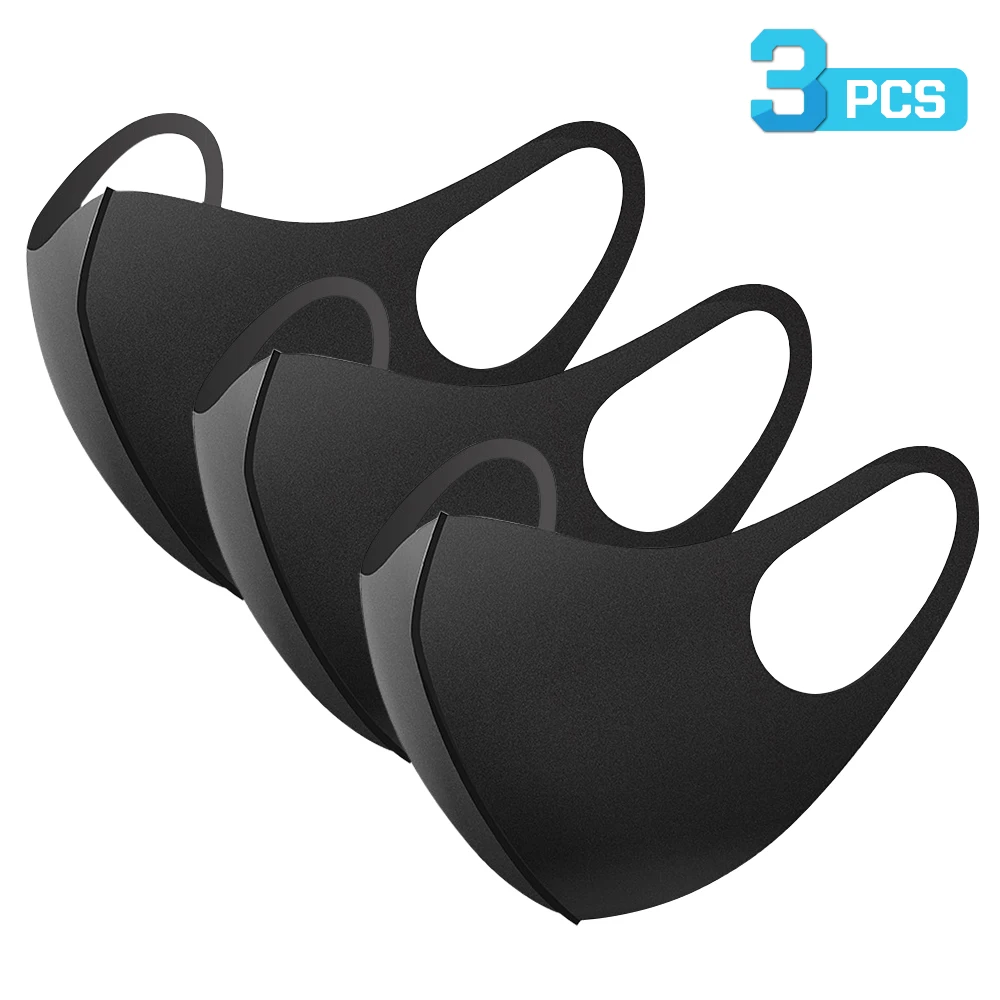 

Reusable Mouth Face Mask Sponge Washable Anti Pollution Mask for Cycling Camping Travel Hiking Face Masks