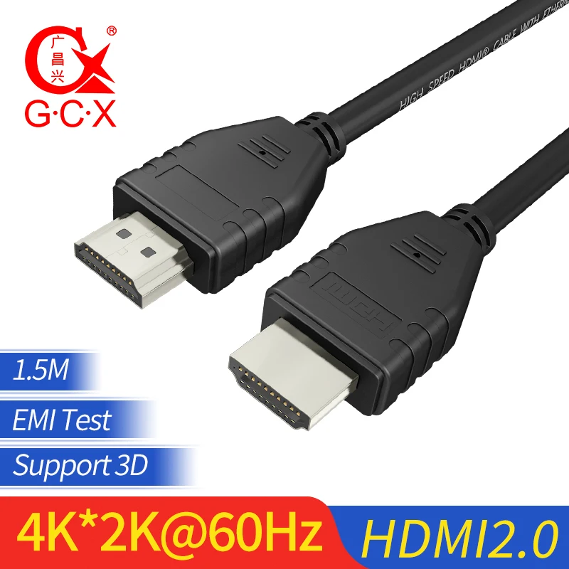 Кабель HDMI на 2 0 1 5 м 4K 60 Гц EMI тестовый Высокоскоростной Ethernet-шнур для разветвителя
