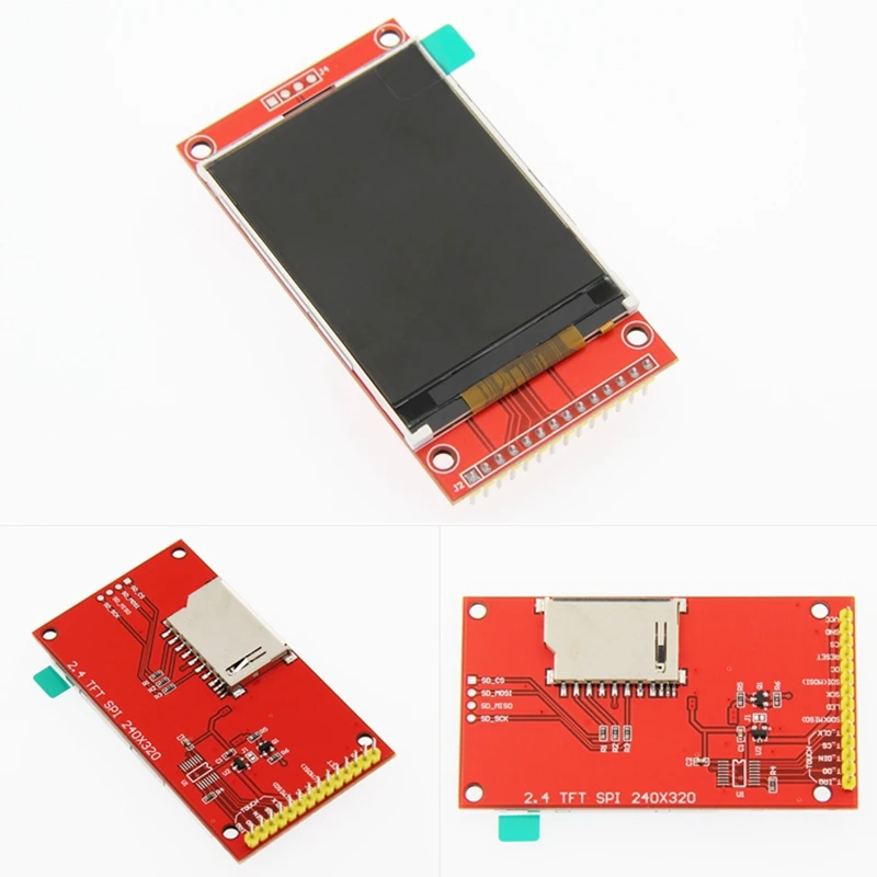 2,4 дюймов 320x240 SPI серийный TFT ЖК-модуль экран дисплея без пресс-панели Драйвер IC ILI9341 для MCU
