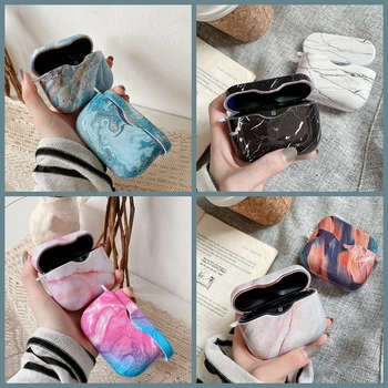 

For Sony WF-1000XM3 Case Luxury Marble colorful Pattern Earphone Hard PC Case for Sony WF1000XM3 Cover
